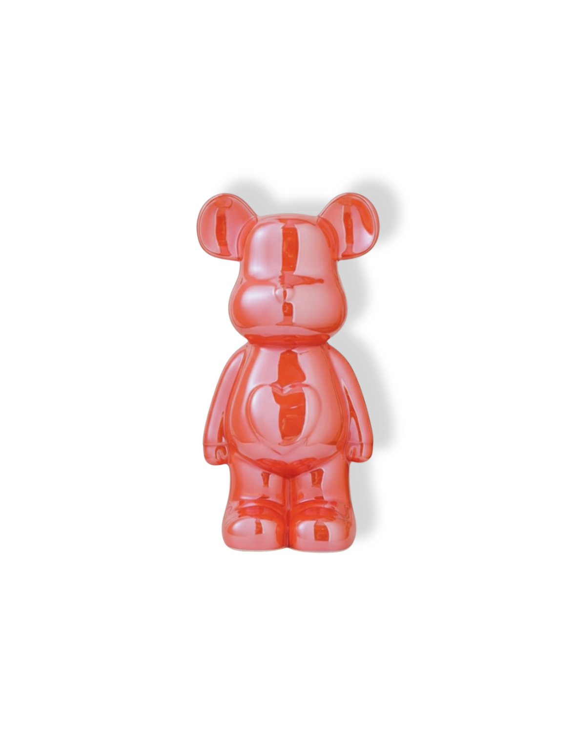 Ours céramique Rouge